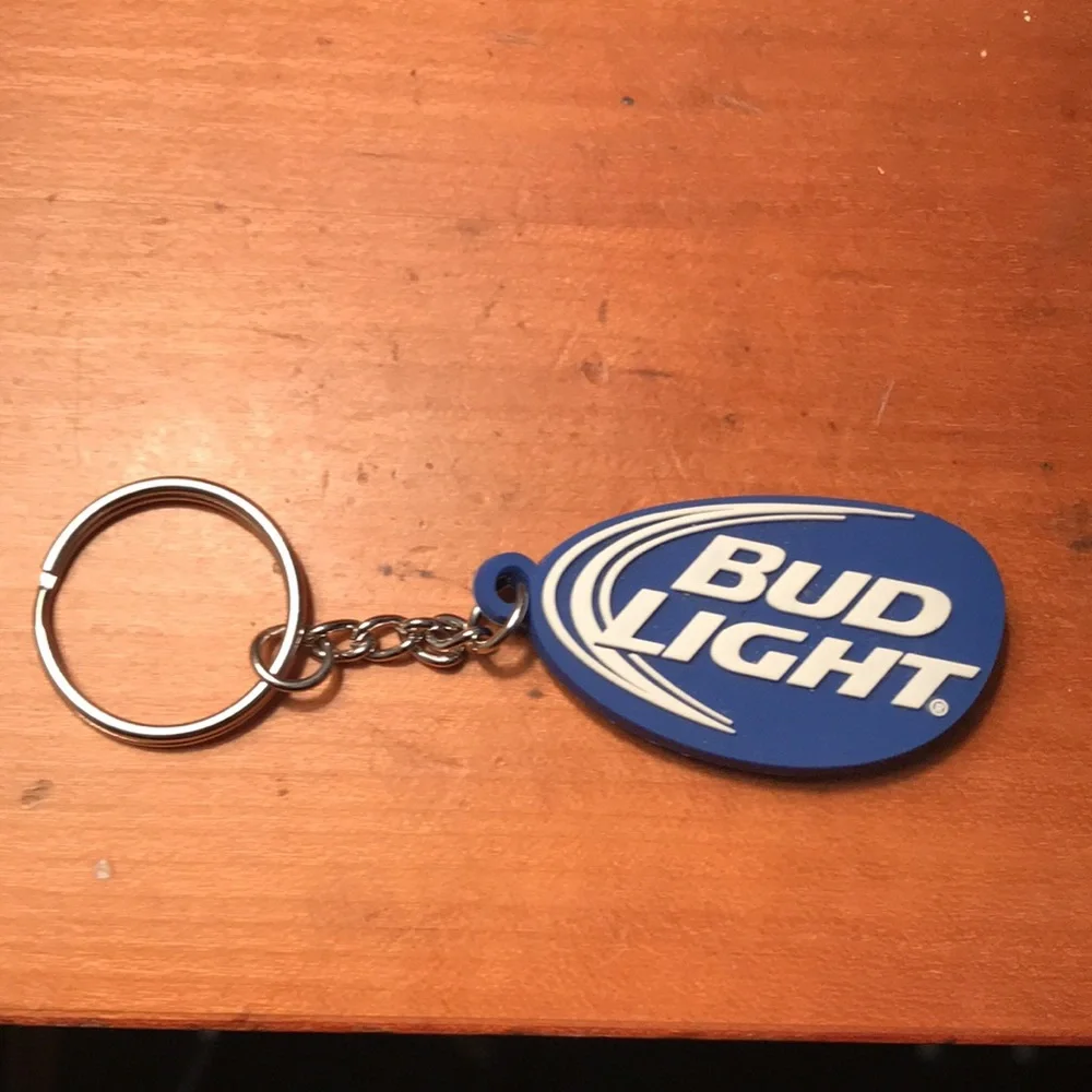 Bud light keychain unisex